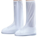 Protectie Incaltaminte pentru Ploaie si Noroi, Flippy, Impermeabila, Talpa Antiderapanta, cu Fermoar si Capsa, Inaltime 40 cm, Marime XXL 42-43, Alb - vivimall.ro