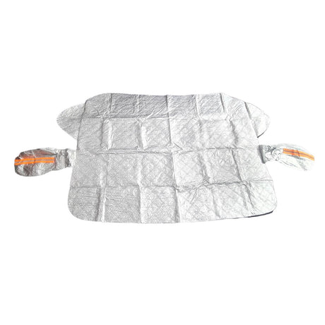 Husa de Protectie pentru Parbriz, Flippy, Protectie pentru Zapada Gridnina Soare, Scut Auto anti Zapada, 150 x 110 cm Argintiu - vivimall.ro