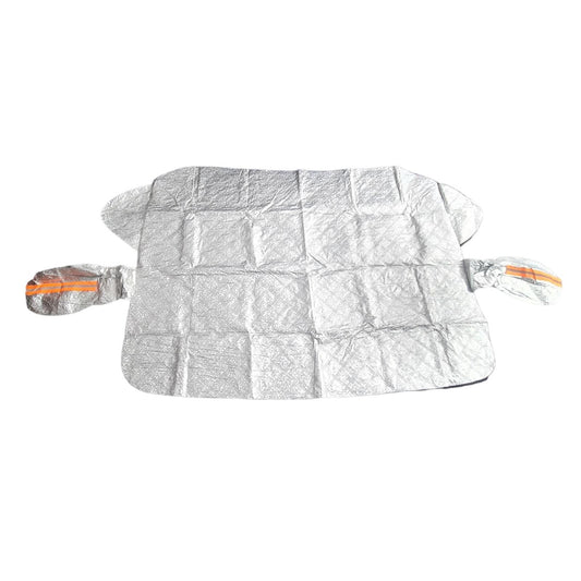 Husa de Protectie pentru Parbriz, Vivimall, Protectie pentru Zapada Gridnina Soare, Scut Auto anti Zapada, 150 x 110 cm Argintiu - vivimall.ro