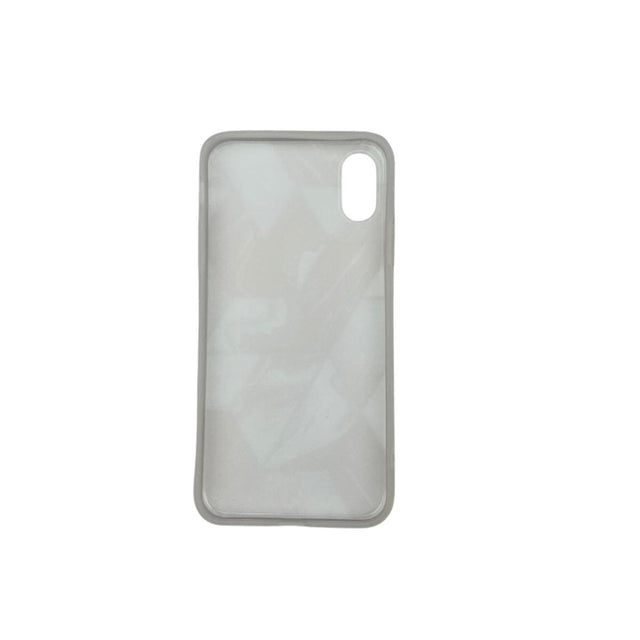 Husa protectie pentru Apple iPhone X/XS Soft IMD TPU Marble Geometric Albastru - vivimall.ro