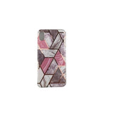 Husa protectie pentru Apple iPhone XR Soft IMD TPU Marble Geometric Alb - vivimall.ro