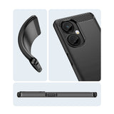 Husă protecție OnePlus Nord CE3 Lite, detaliu colț anti-șoc TPU flexibil, unghi apropiat