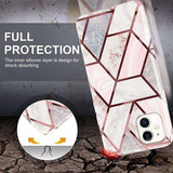 Husa protectie pentru Samsung S10 Plus Soft IMD TPU Marble Geometric Alb - vivimall.ro