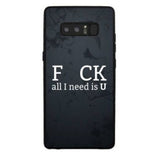 Husa Samsung A3 2017 Multicolor Mesaj Fcuk - vivimall.ro