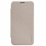 Husa Samsung Galaxy A3 2016 Nillkin Sparkle Flip Auriu - vivimall.ro