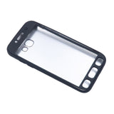 Husa Samsung Galaxy A3 2017 Full Silicone 360 Negru + Folie de protectie - vivimall.ro