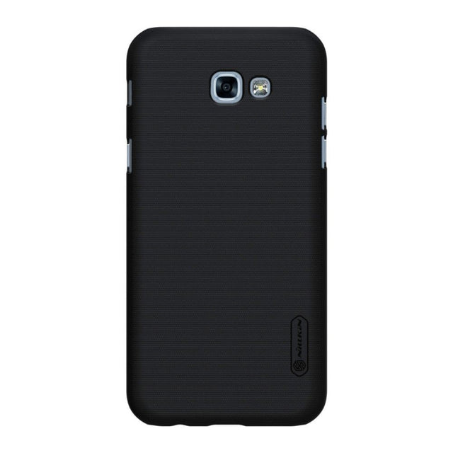 Husa Samsung Galaxy A3 2017 Nillkin Frosted Shield Negru + Folie de protectie - vivimall.ro