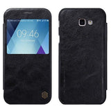 Husa Samsung Galaxy A3 2017 Nillkin Qin Flip Negru - vivimall.ro