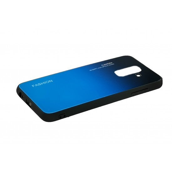 Husa Samsung Galaxy A6 Plus 2018 Hybrid Back Degrade, Albastru - vivimall.ro