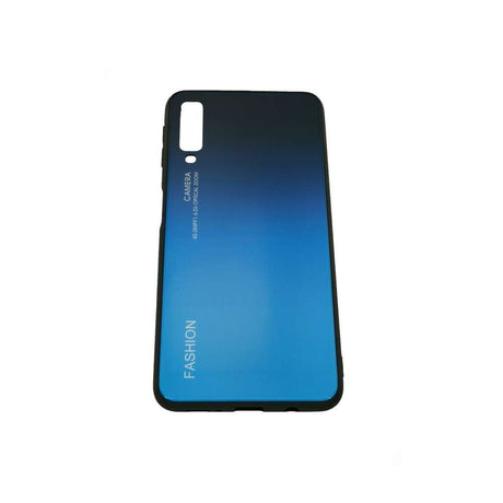 Husa Samsung Galaxy A7 2018 Hybrid Back Degrade, Albastru - vivimall.ro