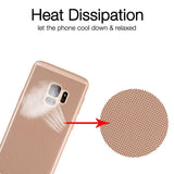 Husa Samsung Galaxy A8 2018 Ultra Slim cu aerisire Auriu - vivimall.ro