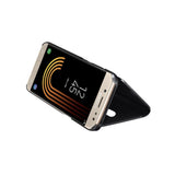 Husa Samsung Galaxy J3 2017 Flip Cover Oglinda Negru - vivimall.ro