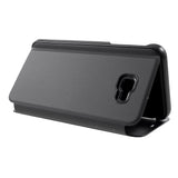 Husa Samsung Galaxy J4 Plus 2018 Flip Cover Oglinda Negru - vivimall.ro