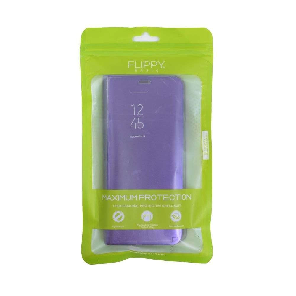 Husa Samsung Galaxy J6 Plus 2018 Flippy® Flip Cover Oglinda Negru - vivimall.ro