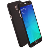 Husa Samsung Galaxy J7 2017 Full Cover 360 Negru + Folie de protectie - vivimall.ro