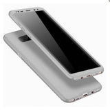 Husa Samsung Galaxy Note 8 Full Cover 360 Argintiu + Folie de protectie - vivimall.ro