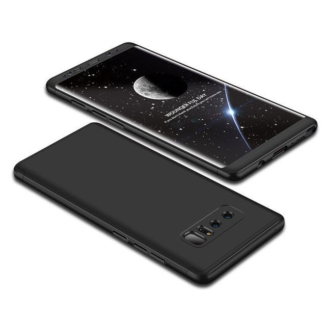 Husa Samsung Galaxy Note 8 Full Cover 360 Negru + Folie de protectie - vivimall.ro