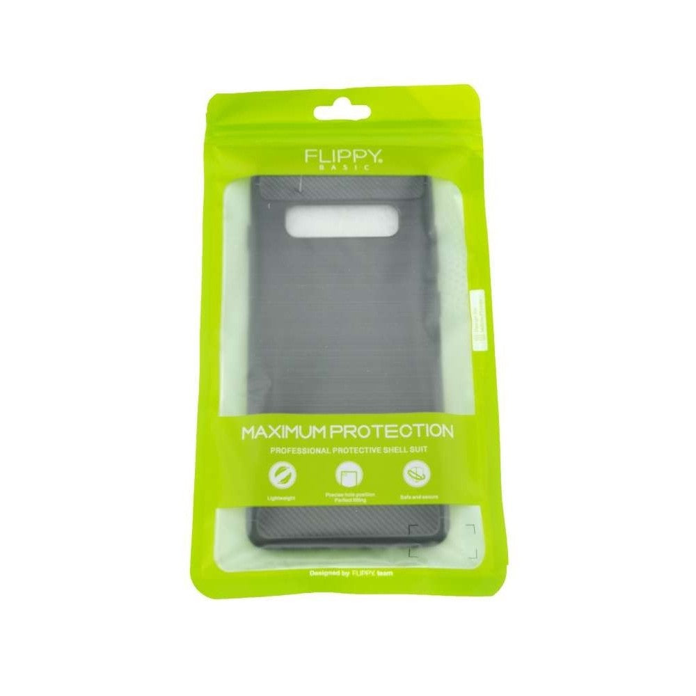 Husa Samsung Galaxy S10 Plus Tpu, carbon, Negru - vivimall.ro