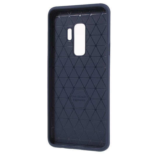 Husa Samsung Galaxy S9 Ipaky Elegant Grid Design TPU Hybrid Albastru - vivimall.ro