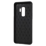 Husa Samsung Galaxy S9 Ipaky Elegant Grid Design TPU Hybrid Negru - vivimall.ro