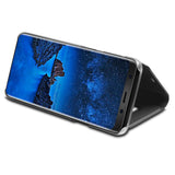 Husa Samsung Galaxy S9 Plus Flip Cover Oglinda Negru - vivimall.ro