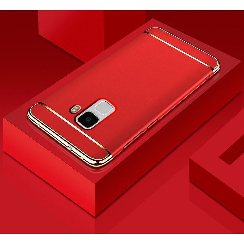 Husa Samsung Galaxy S9 Plus Luxury Plating 3 in 1 Rosu - vivimall.ro