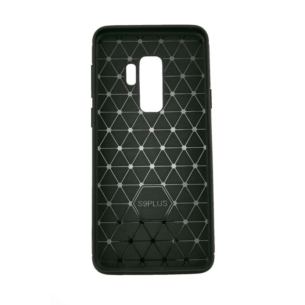 Husa Samsung Galaxy S9 Plus Tpu, carbon, Negru - vivimall.ro