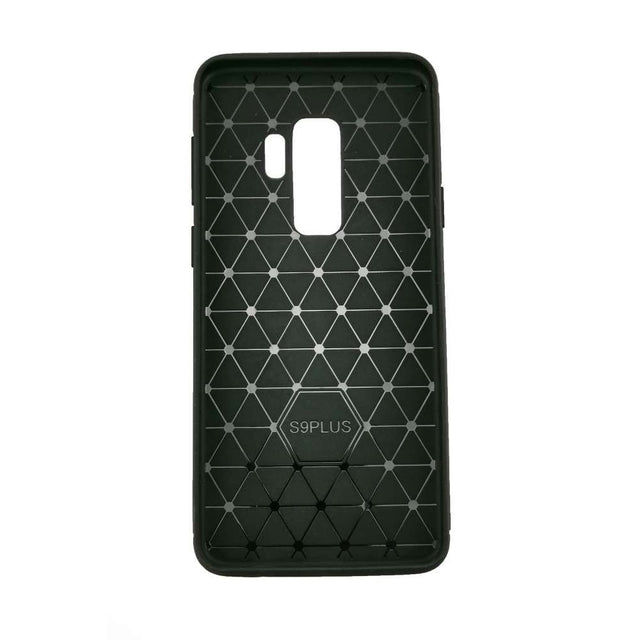 Husa Samsung Galaxy S9 Plus Tpu, carbon, Negru - vivimall.ro