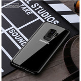 Husa Samsung Galaxy S9 Plus Tpu Transparent cu margini colorate negru - vivimall.ro