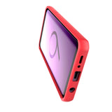 Husa Samsung Galaxy S9 shockproof acrylic Roz - vivimall.ro