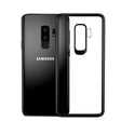 Husa Samsung Galaxy S9 Tpu Transparent cu margini colorate negru - vivimall.ro