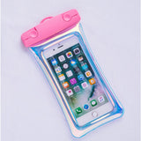Husa subacvatica Holografica Waterproof Flippy, Snowproof, Universala, Impermeabila, cu Snur, pentru telefon sau documente, Roz - vivimall.ro