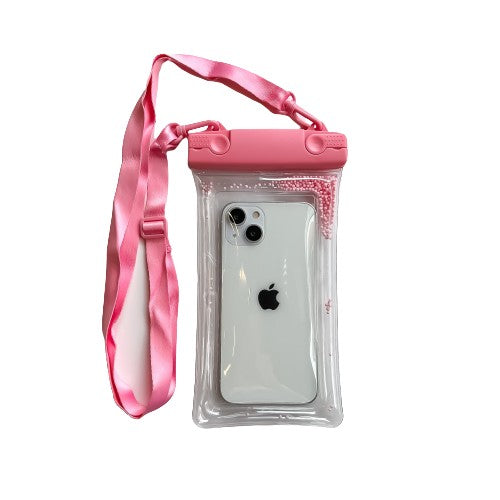 Husa subacvatica Waterproof Flippy, Snowproof, Universala, Senzoriala, cu Snur, pentru telefon sau documente, Roz - vivimall.ro