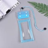 Husa subacvatica Zip Waterproof Flippy, Snowproof, Universala, Impermeabila, cu Snur, pentru telefon sau documente, Bleu - vivimall.ro