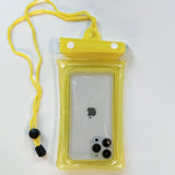 Husa subacvatica Zip Waterproof Flippy, Snowproof, Universala, Impermeabila, cu Snur, pentru telefon sau documente, Galben - vivimall.ro