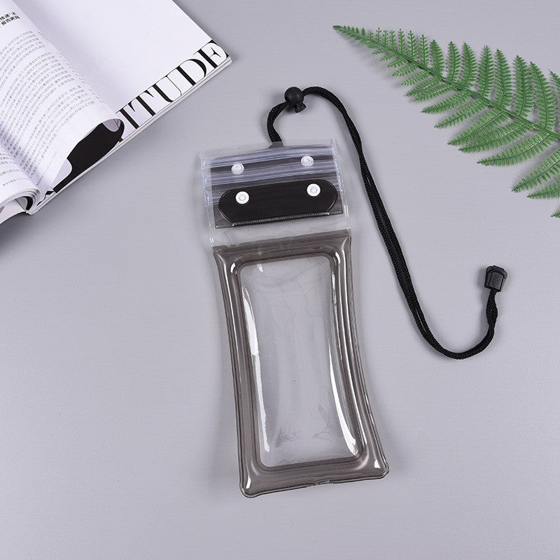 Husa subacvatica Zip Waterproof Flippy, Snowproof, Universala, Impermeabila, cu Snur, pentru telefon sau documente, Negru - vivimall.ro