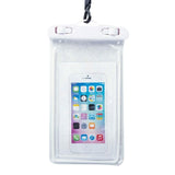 Husa subacvatica Zip Waterproof Flippy, Snowproof, Universala, Impermeabila, cu Snur, pentru telefon sau documente, Alb - vivimall.ro