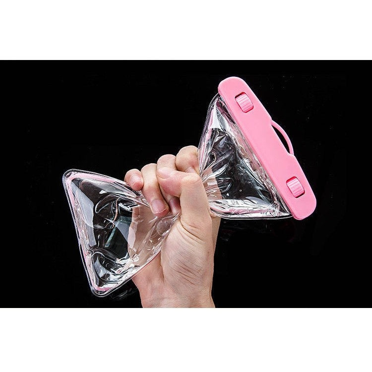 Husa subacvatica Zip Waterproof Flippy, Snowproof, Universala, Impermeabila, cu Snur, pentru telefon sau documente, Roz - vivimall.ro