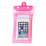 Husa subacvatica Zip Waterproof Flippy, Snowproof, Universala, Impermeabila, cu Snur, pentru telefon sau documente, Roz - vivimall.ro