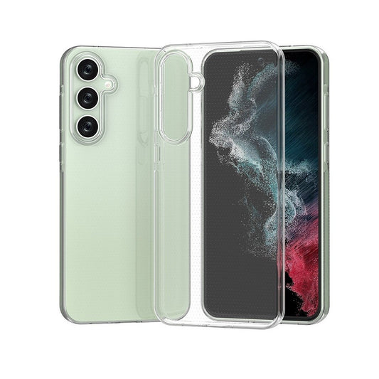 Husa Telefon, Vivimall, Compatibila Samsung Galaxy A55 5G, Protect Plus TPU, 0.8-0.9 mm, Transparent - vivimall.ro