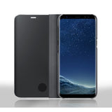 Husa Tip Carte, Flippy, Compatibila cu Huawei Mate 10 Lite, Flip Cover Oglinda, Auriu - vivimall.ro