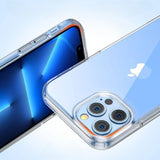 Husa TPU pentru iPhone 14 Pro Max, Flippy, Silicon, Protectie Antisoc, Transparenta - vivimall.ro