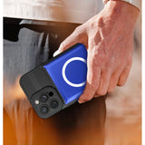 Husa Urban Armor pentru Samsung A54 5G Albastru, Suport Auto Magnetic, Protectie Antisoc, Flippy - vivimall.ro