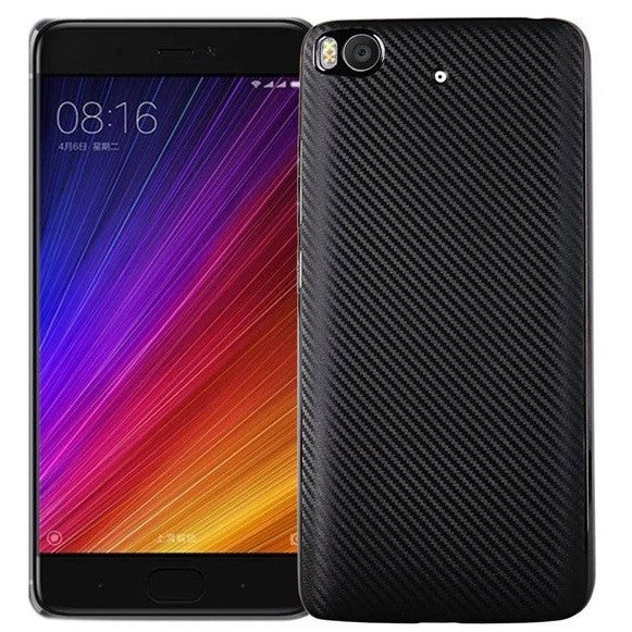 Husa Xiaomi Mi 5S i-Zore Carbon Fiber Negru - vivimall.ro