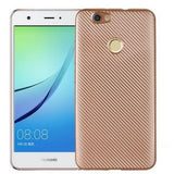 Husa Xiaomi Redmi 4X i-Zore Carbon Fiber Auriu - vivimall.ro