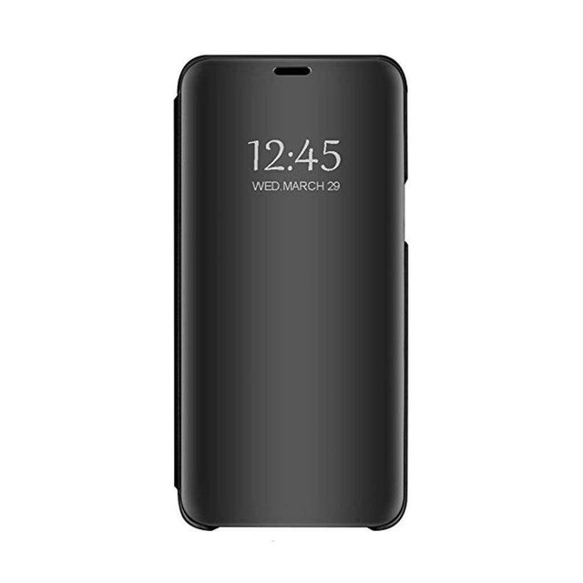Husa Xiaomi Redmi Note 6 Pro Flip Cover Oglinda Negru - vivimall.ro