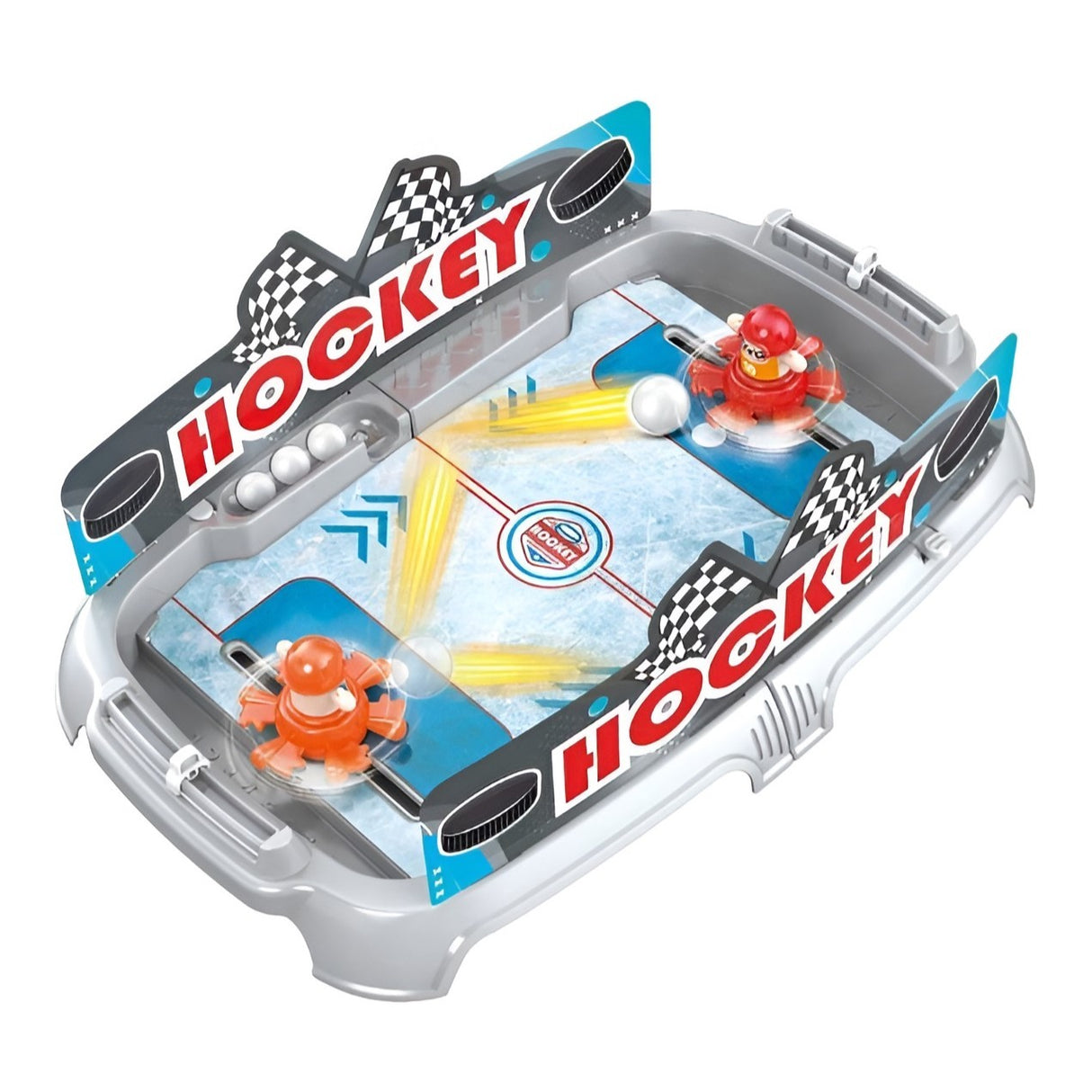 Joc De Masa Interactiv Ice Hockey Pentru Copii, 4 Mingi, Tabela Scor