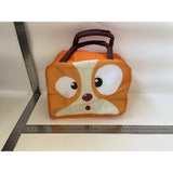 Geantă Frigorifică, Vivimall, cu Desene Animat, Portabilă pentru Copii, de Prânz, din Pânză Oxford, 22x14x19 cm, Model Catelus, Maro - vivimall.ro