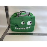 Geantă Frigorifică, Vivimall, cu Desene Animat, Portabilă pentru Copii, de Prânz, din Pânză Oxford, 22x14x19 cm, Model Crocodil, Verde - vivimall.ro