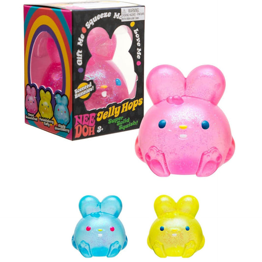 Iepuras Squishy, Flippy, Jucarie Senzoriala Comprimabila cu Sclipici, 1 Bucata, Antistres pentru Adulti si Copii, Efect Calmant cu Revenire Lenta, 7 x 5.5 x 6 cm, Culoare Aleatorie - vivimall.ro